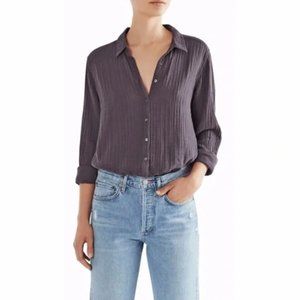 Xirena Scout Shirt in Charcoal Size Small NWT